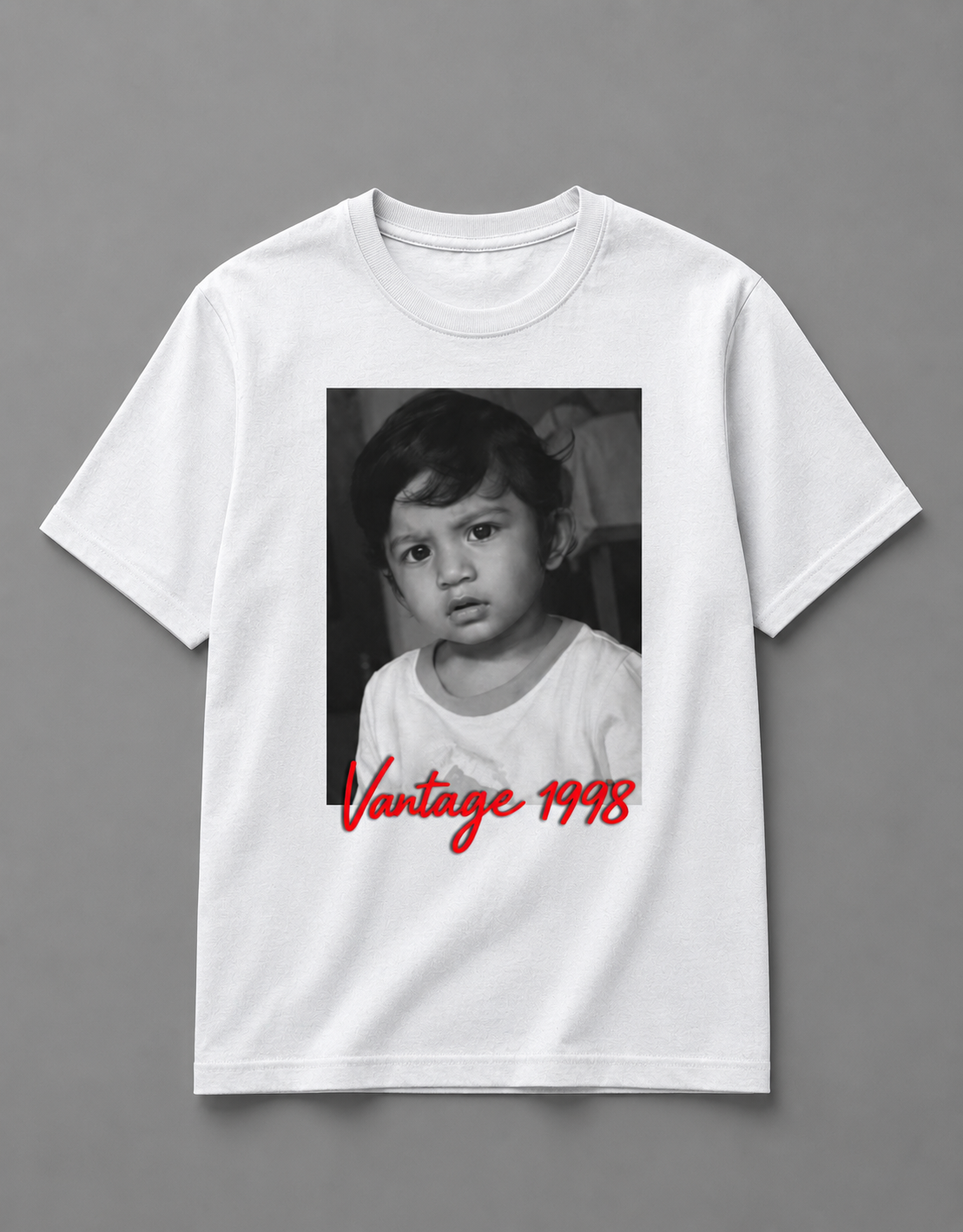 Vintage Memory Personalized Oversized T-Shirt