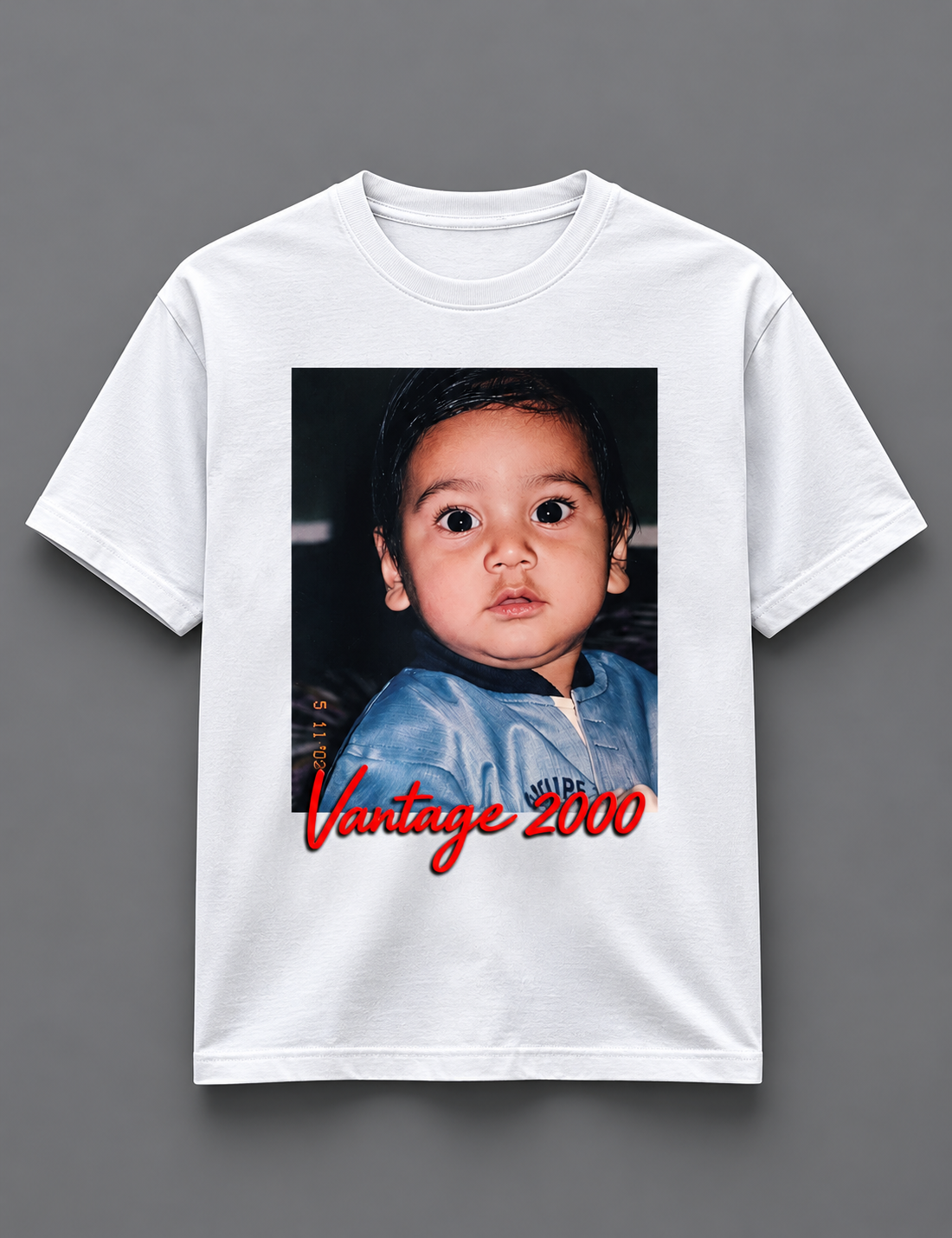 Vintage Memory Personalized Oversized T-Shirt